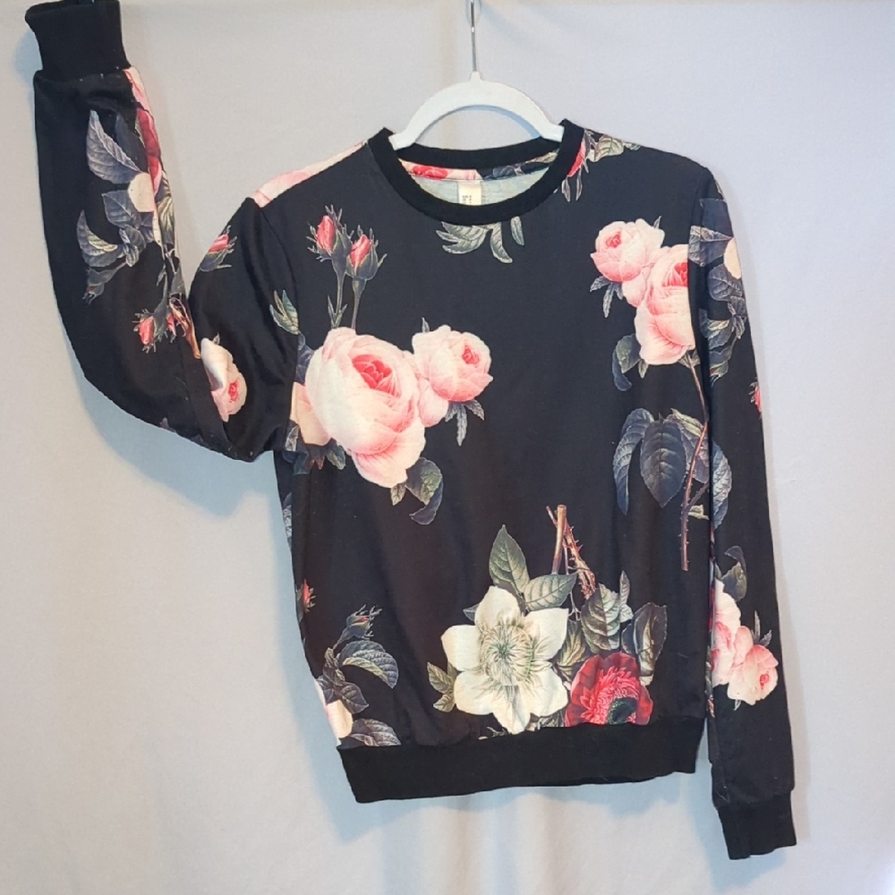 Floral Print Women's Sweater